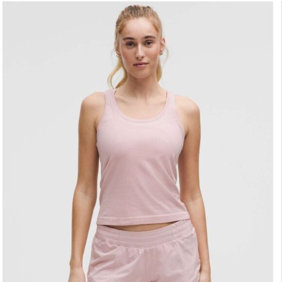 Lululemon Swiftly Tech Racerback Tank Top 2.0 *Waist Length Pink Haze / Pink Haz - Picture 1 of 2